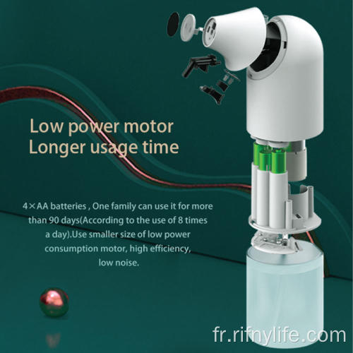 distributeur de savon automatique en acier inoxydable